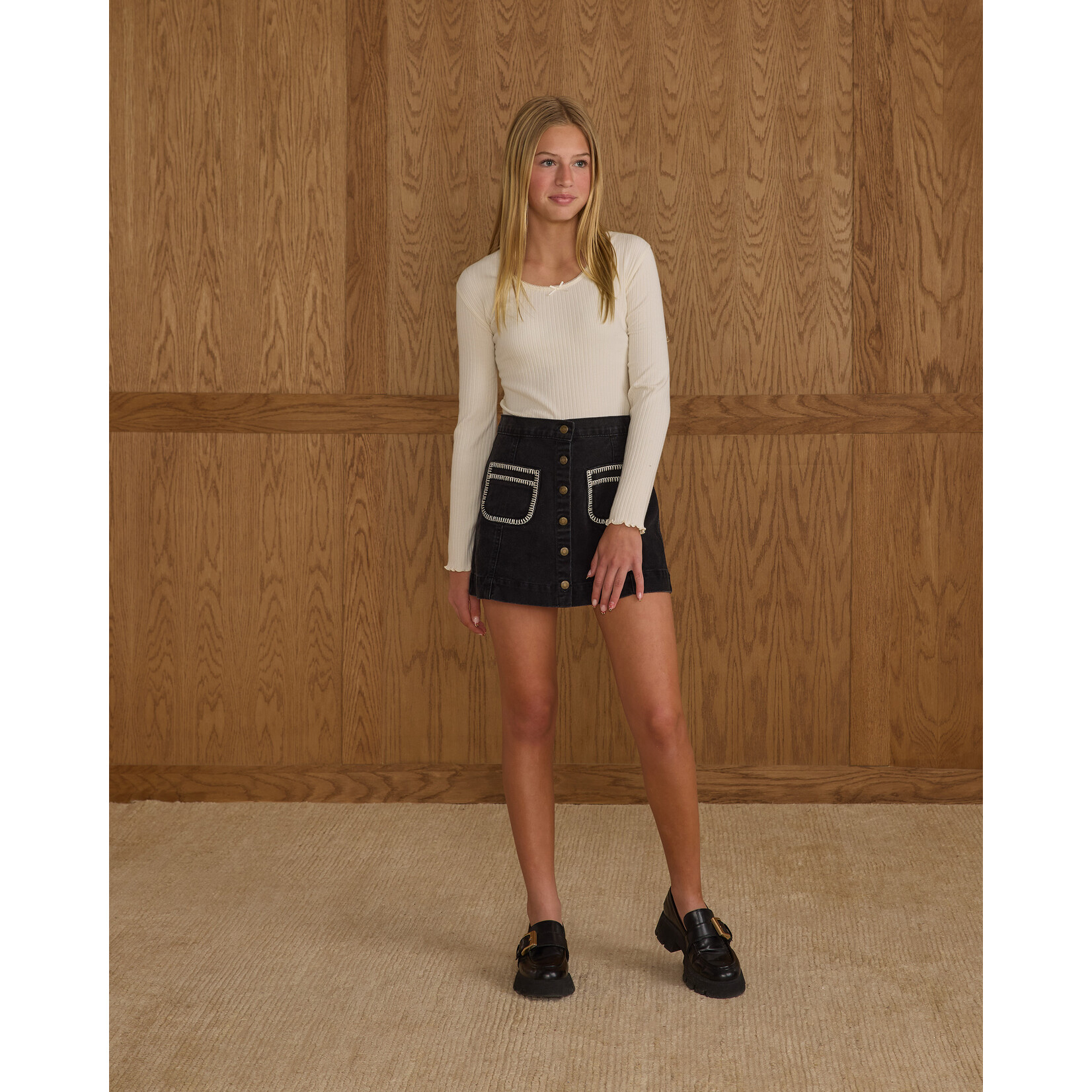 Rylee + Cru Rylee + Cru - Ribbed Long Sleeve