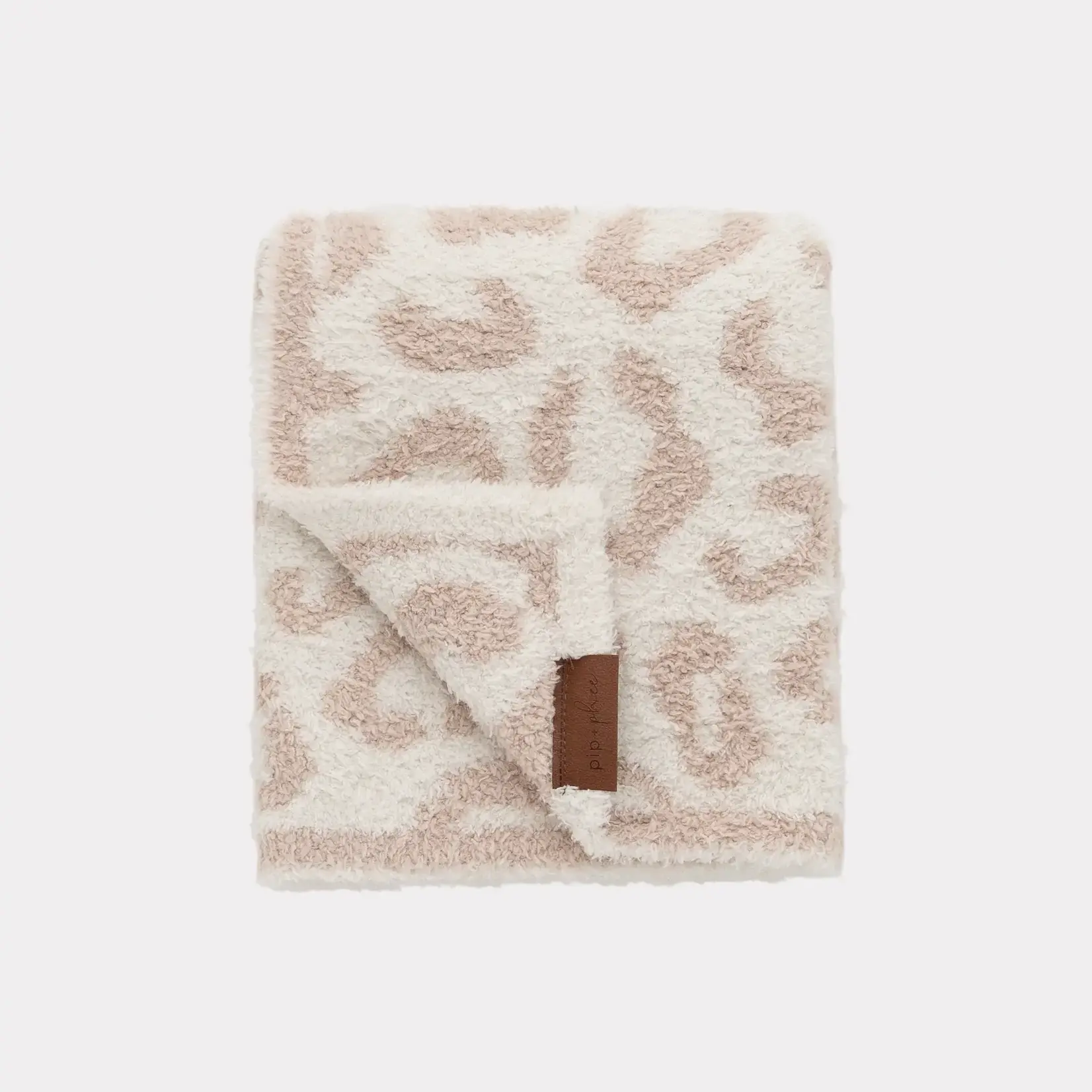 Pip + Phee Pip + Phee - Cheetah Plush Blanket