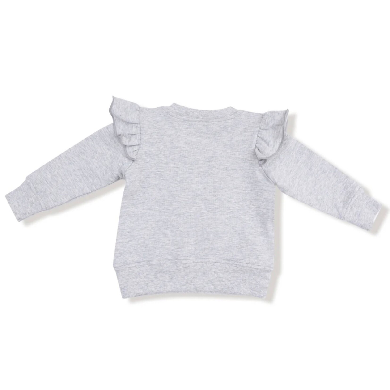 Angel Dear Angel Dear - French Terry Sport Ruffle Varisity Sweatshirt