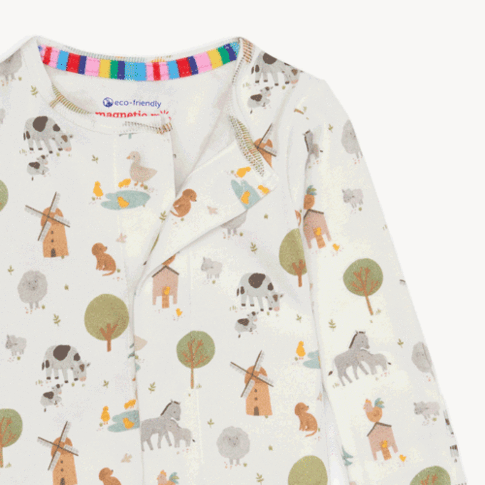 Magnetic Me Magnetic Me - Funny Farm Organic Cotton Footie