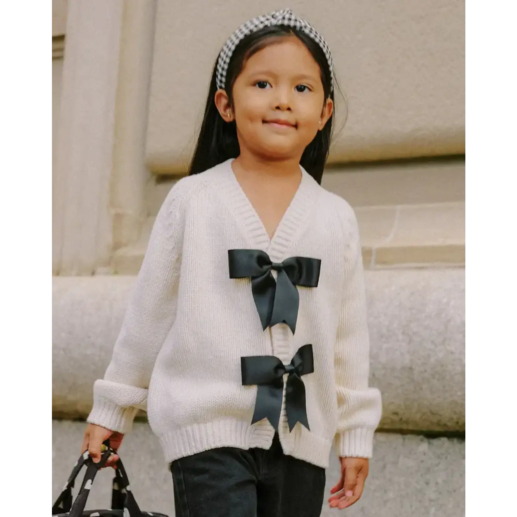 Rylee + Cru Rylee + Cru - Bow Cardigan