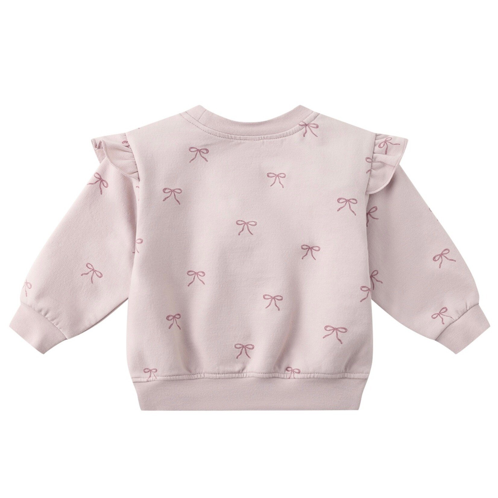 Quincy Mae Quincy Mae - Ruffle Fleece Sweatshirt