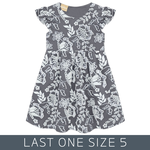 Milon Milon - Grey Eyelet Dress