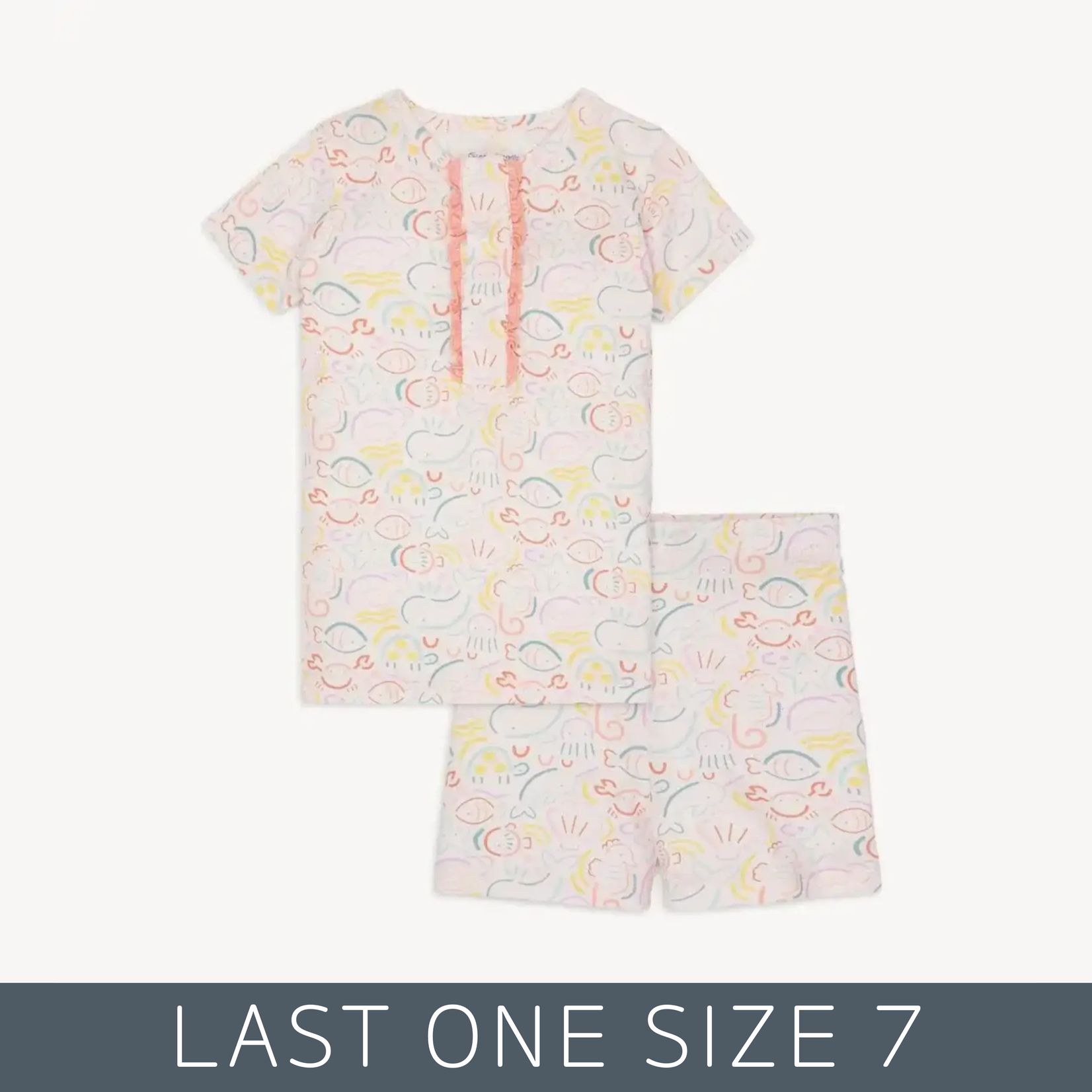 Magnetic Me Magnetic Me - Modal S/S Fish PJ Set