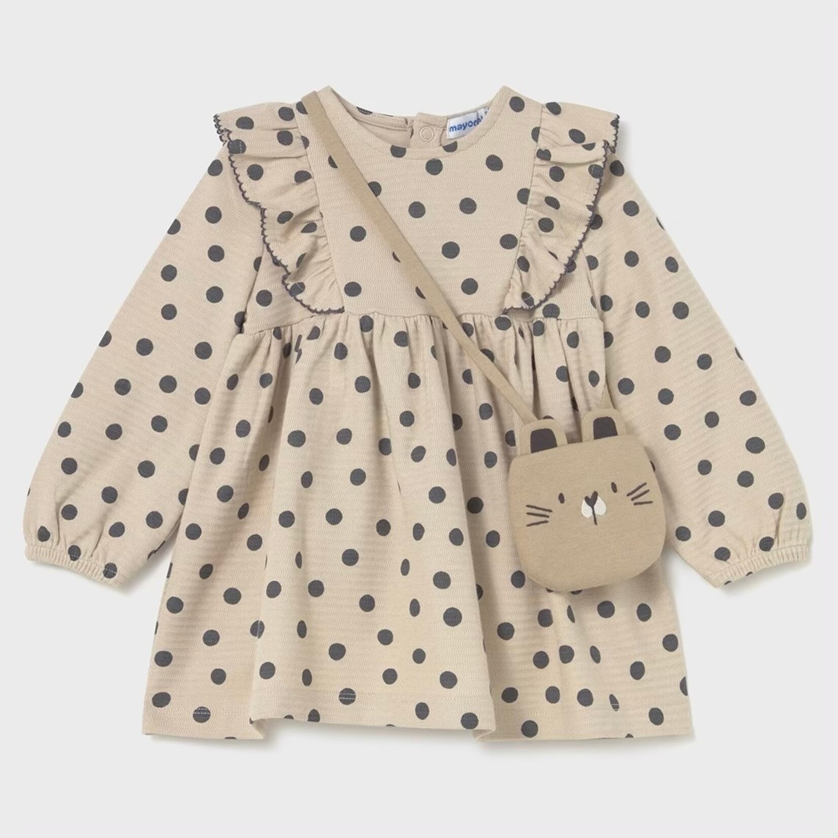 Mayoral Mayoral - Printed Dress With Purse
