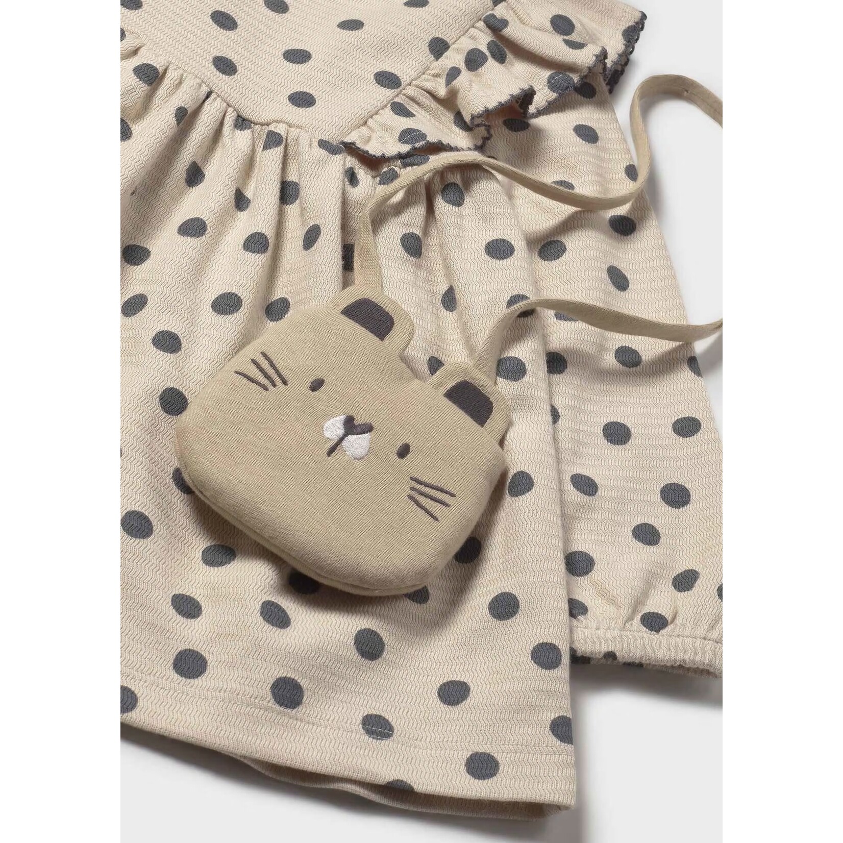 Mayoral Mayoral - Printed Dress With Purse