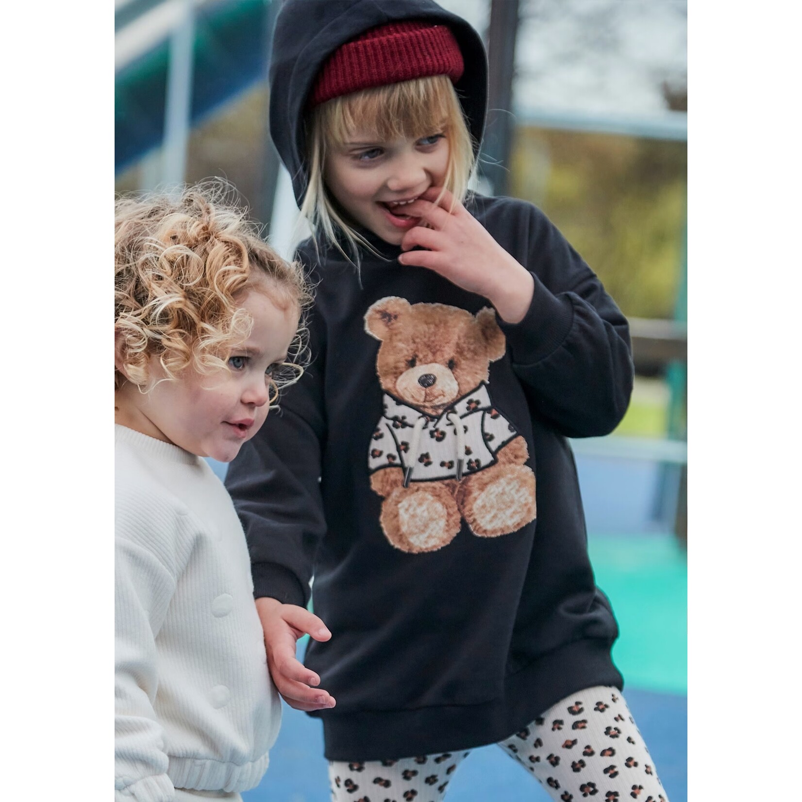 Mayoral Mayoral - Hooded Bear Dress (4928)