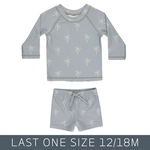 Quincy Mae Quincy Mae - Finn Rashguard + Short Set | Palms