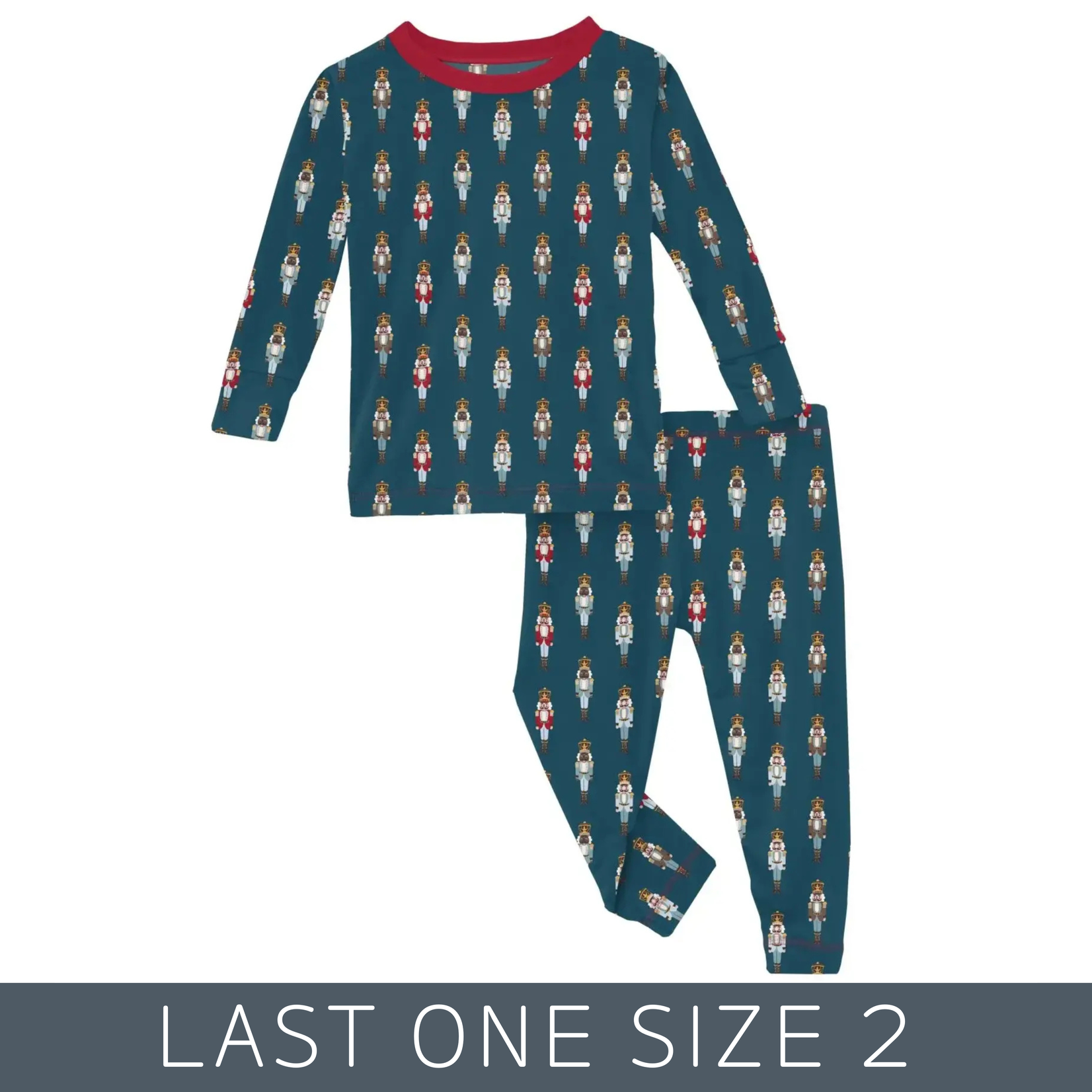 KicKee Pants KicKee Pants - Long Sleeve Pajama Set | Peacock Nutcracker