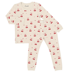 Coccoli Coccoli - Modal L/S Pajama Set | Cherry Hearts