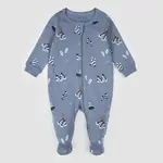 Petit Lem Petit Lem - Cozy Winter Print Sleeper