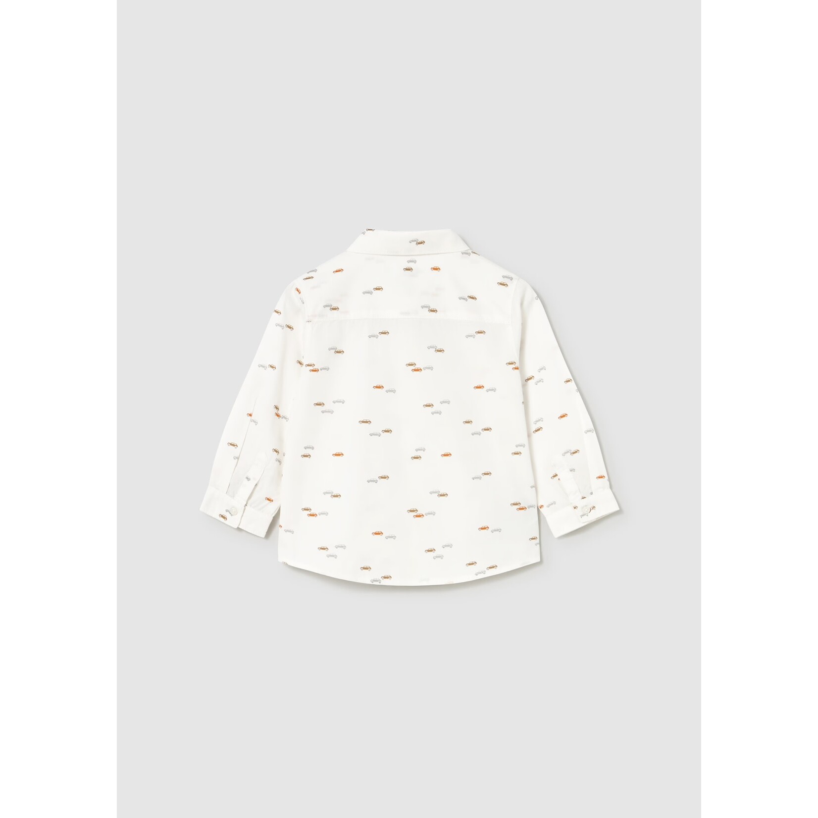 Mayoral Mayoral - Button Up Shirt With Cars