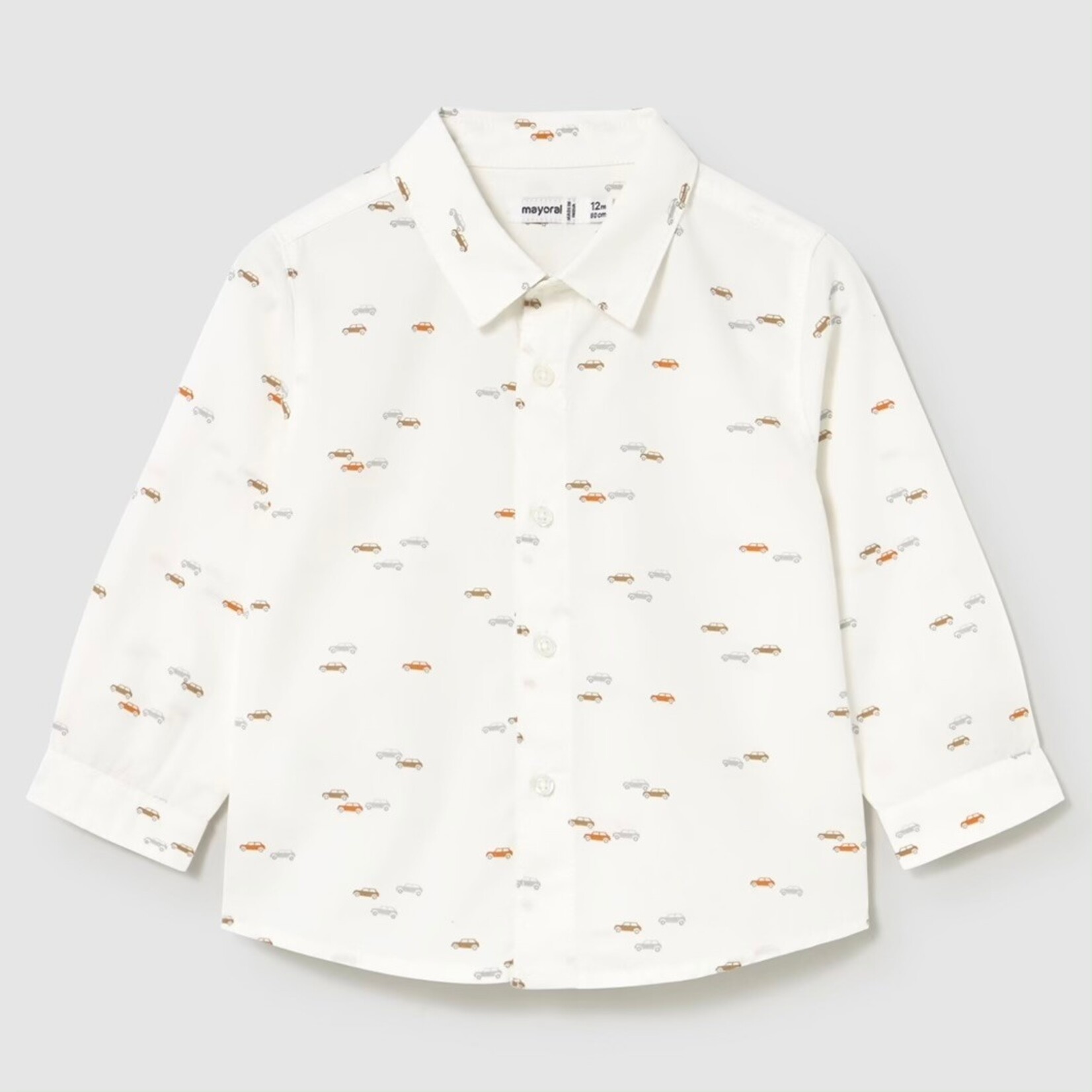 Mayoral Mayoral - Button Up Shirt With Cars