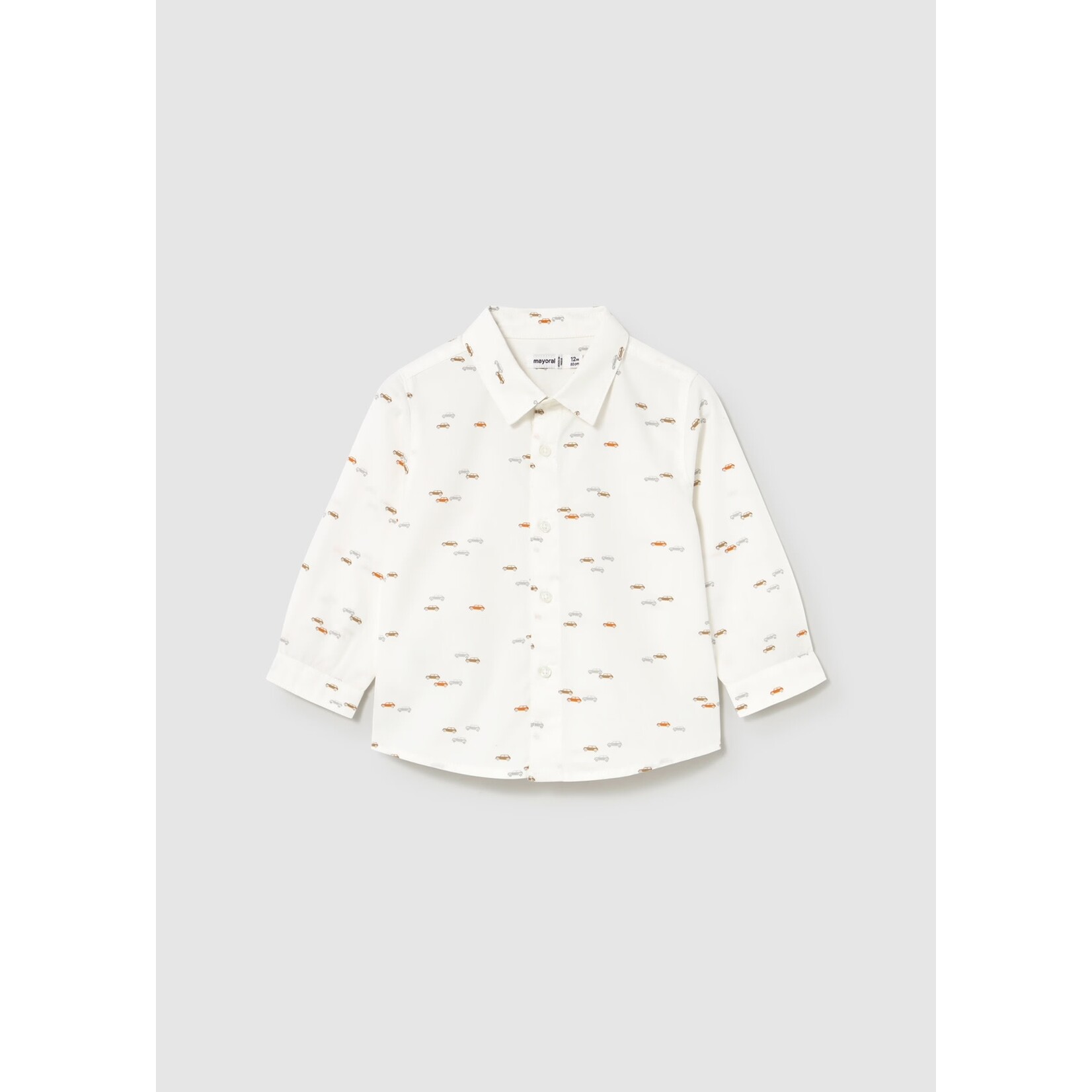 Mayoral Mayoral - Button Up Shirt With Cars