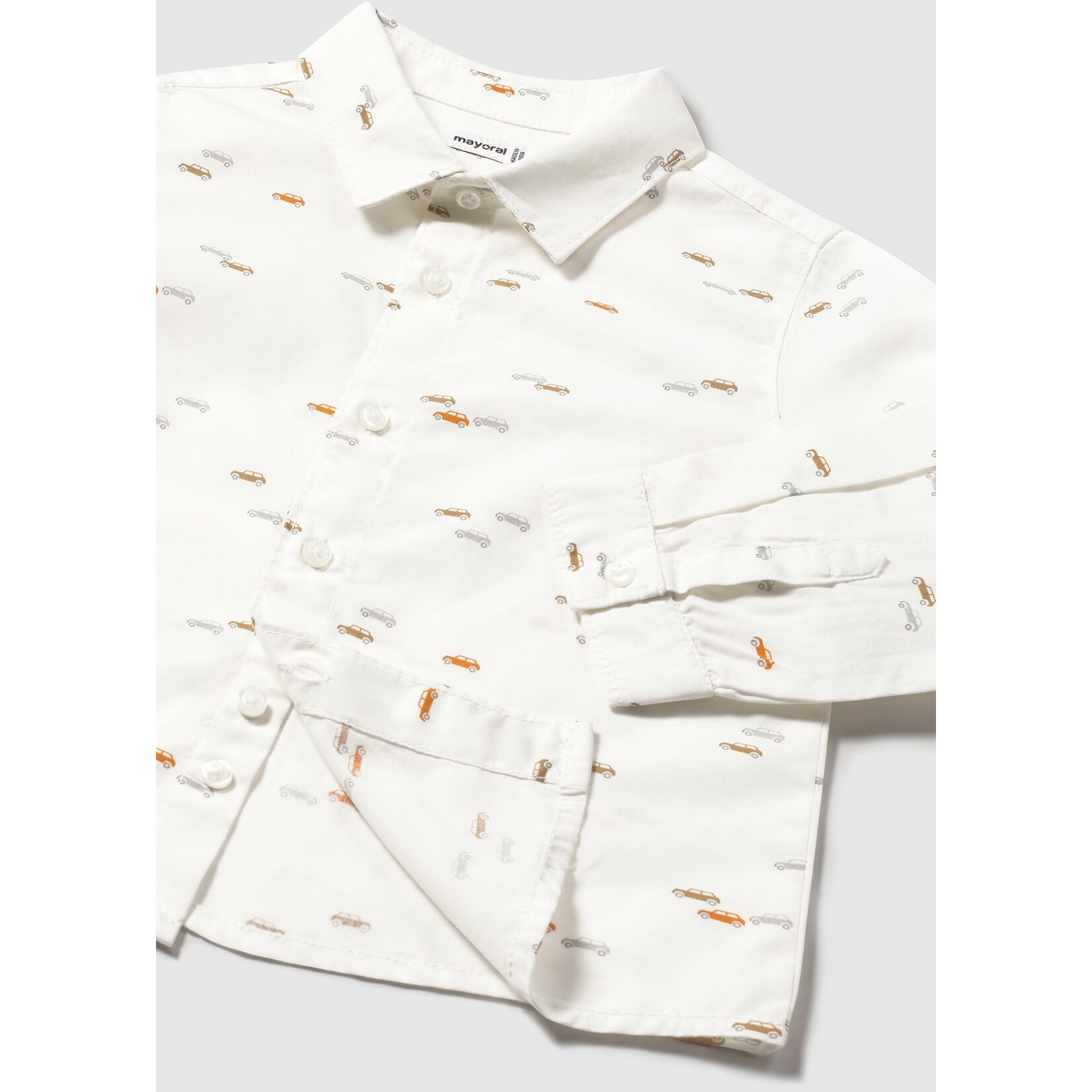 Mayoral Mayoral - Button Up Shirt With Cars