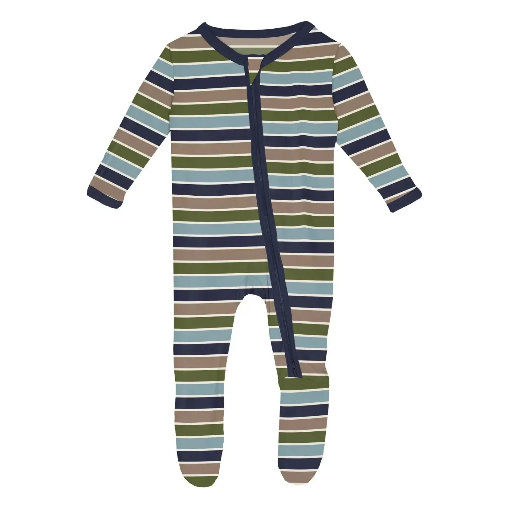 KicKee Pants KicKee Pants - 2 Way Footie Zipper Fall Vibes