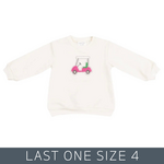 Angel Dear Angel Dear - Oversize French Terry Sweatshirt With Golf Cart