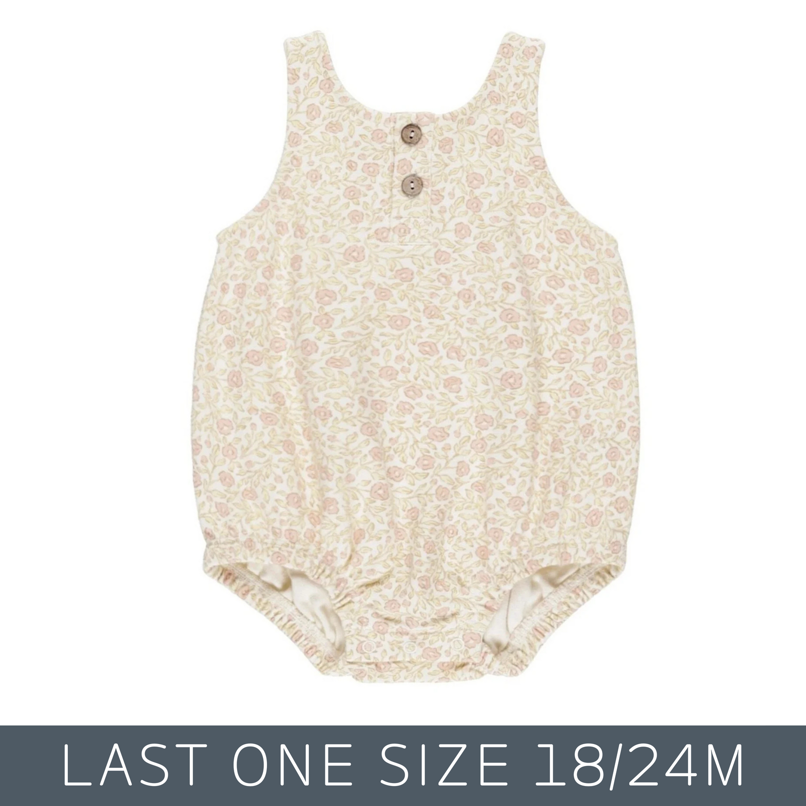 Quincy Mae Quincy Mae - Sleeveless Bubble Romper