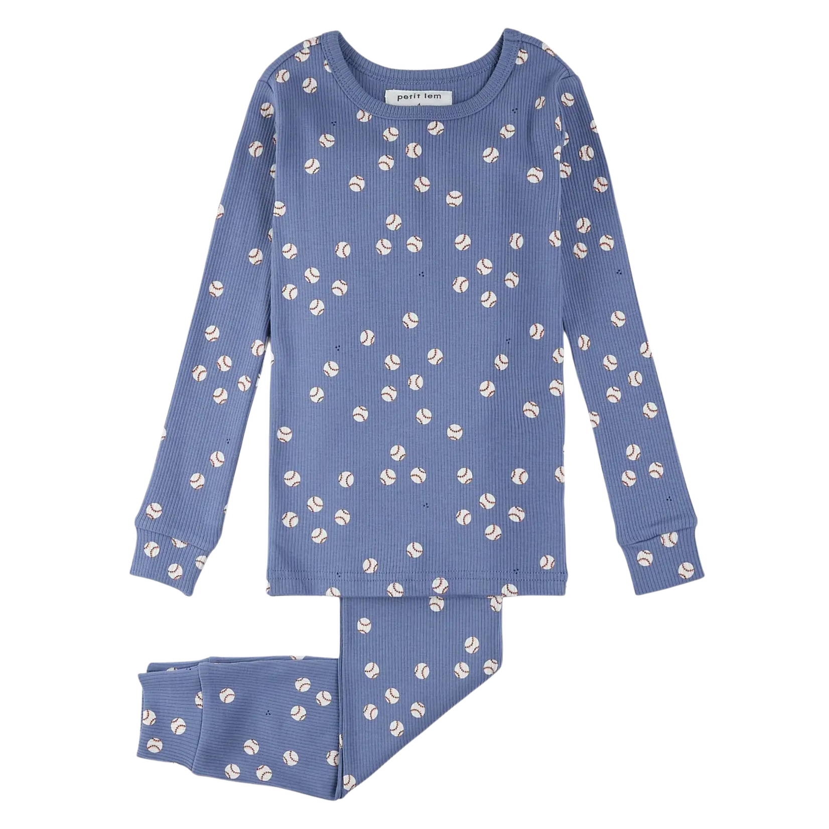 Petit Lem Petit Lem - 2pc  Baseball Print Pj Set