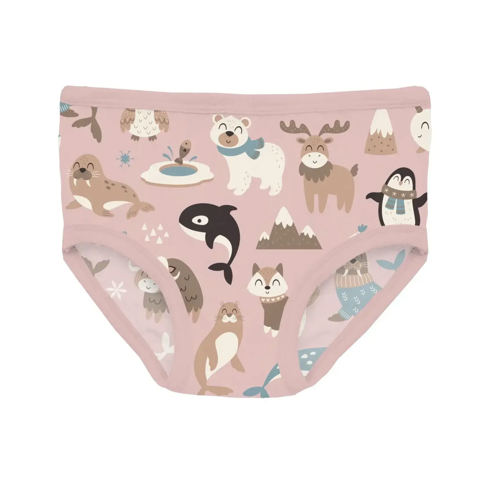 KicKee Pants KicKee Pants - Girl’s Underwear Baby Rose Arctic Animals