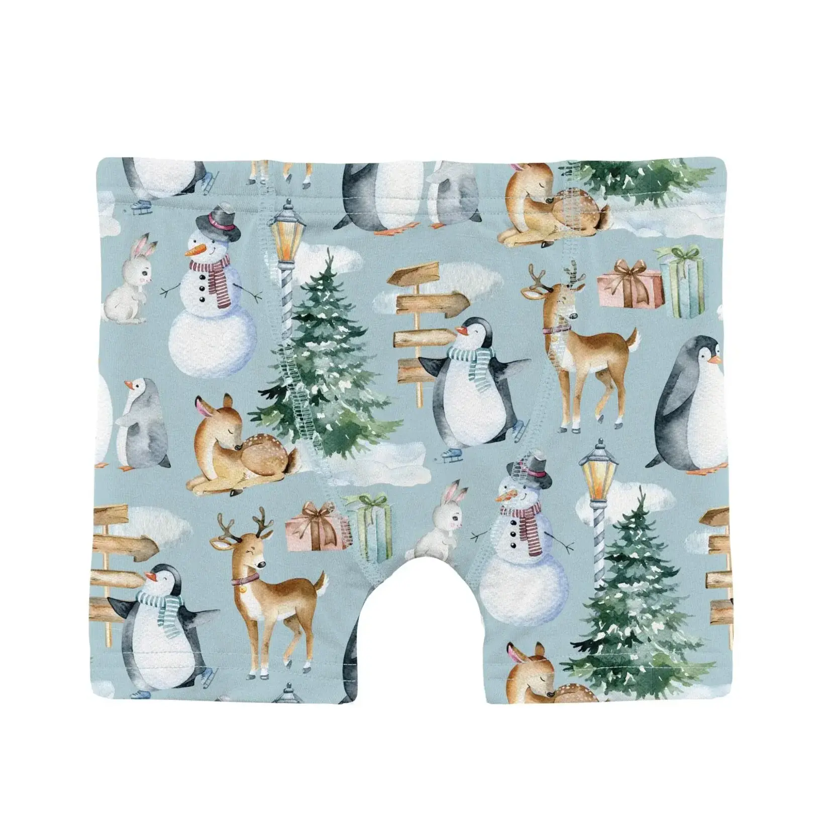 KicKee Pants KicKee Pants - Spring Sky Winter Wonderland Boxer