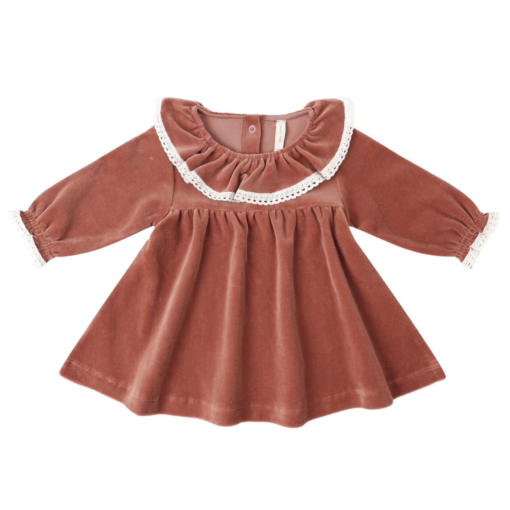 Quincy Mae Quincy Mae - Velour Dress