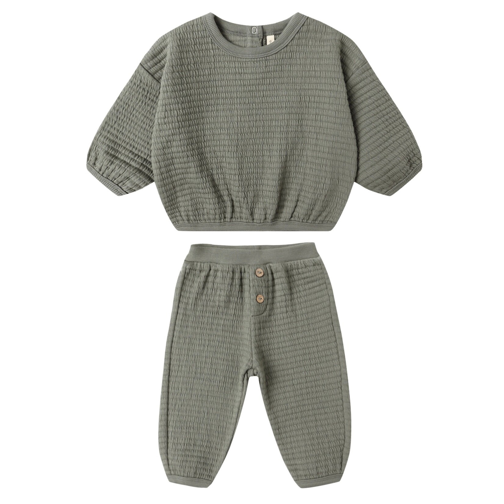 Quincy Mae Quincy Mae - Textured Sweat Set