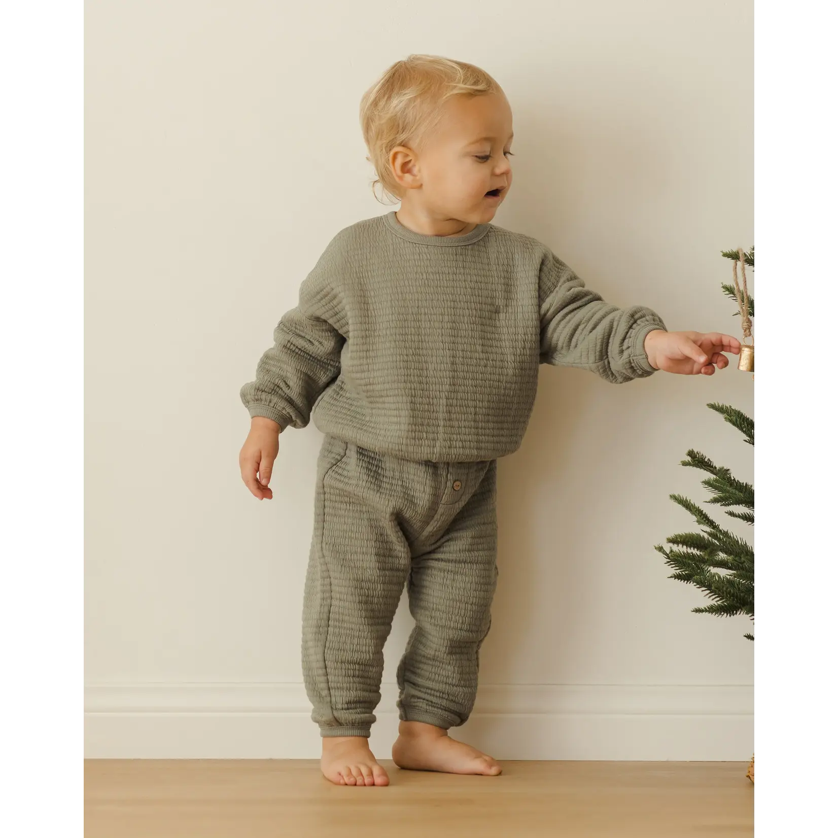 Quincy Mae Quincy Mae - Textured Sweat Set