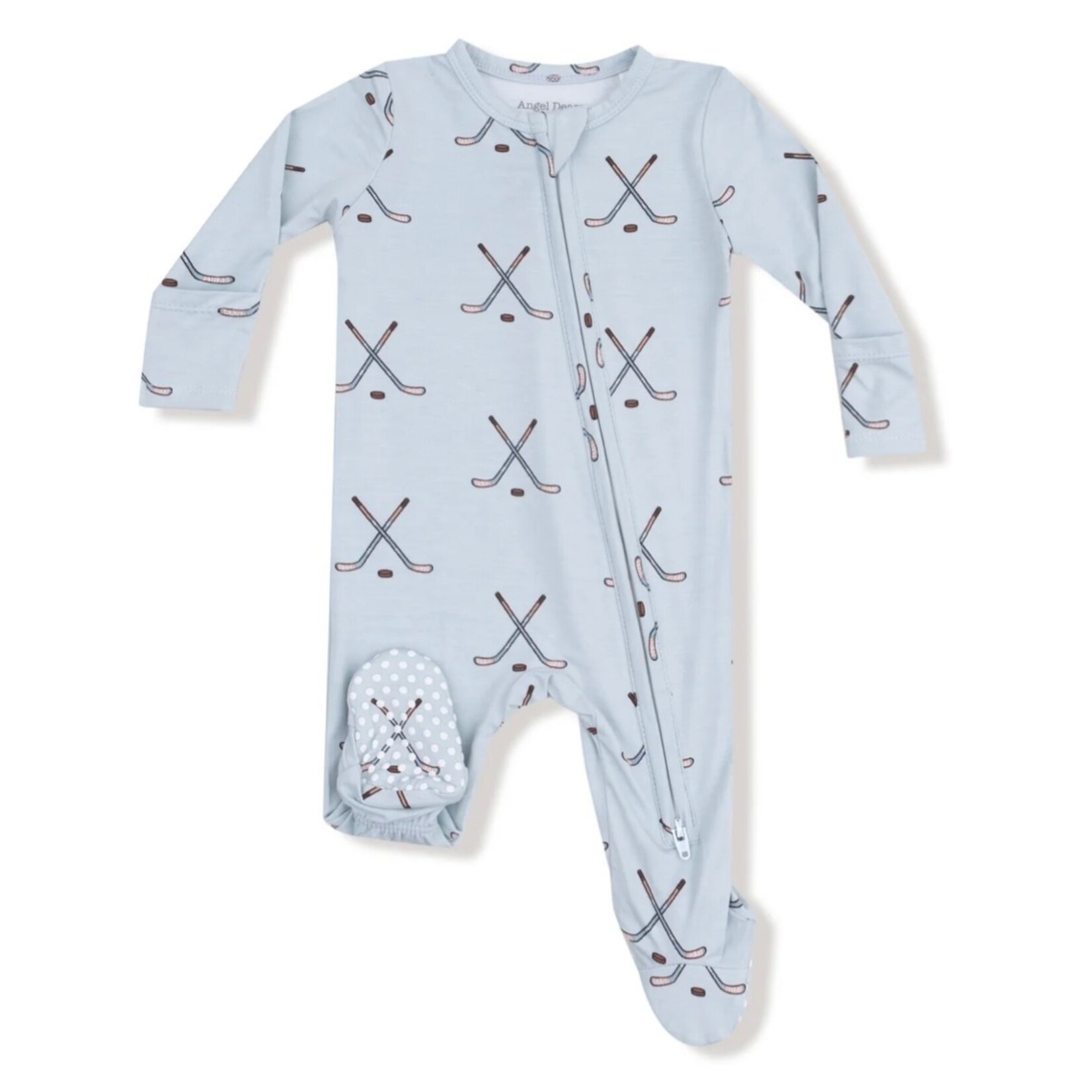 Angel Dear Angel Dear - 2 Way Hockey Zipper Footie