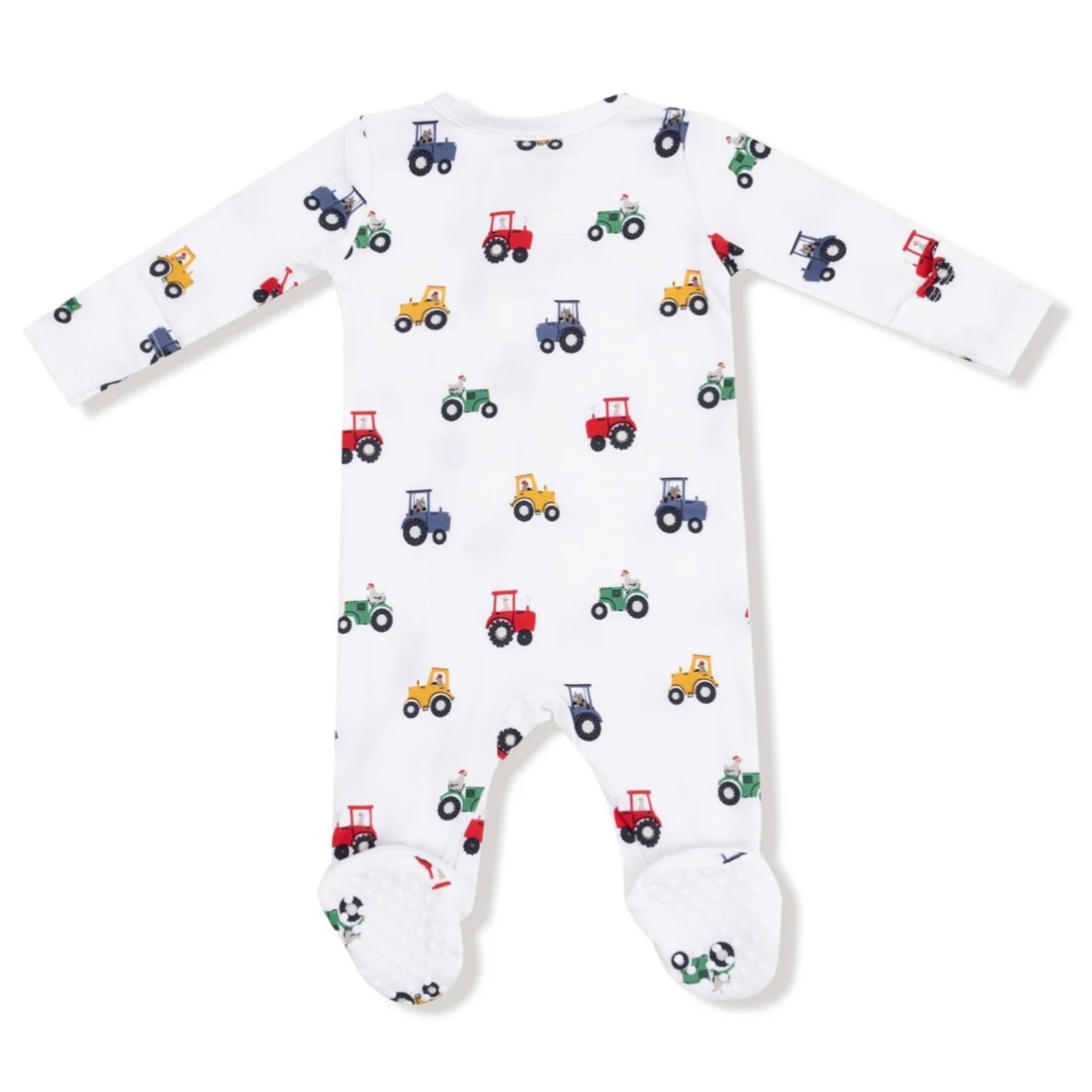 Angel Dear Angel Dear - 2 Way Mini Tractors Zipper Footie