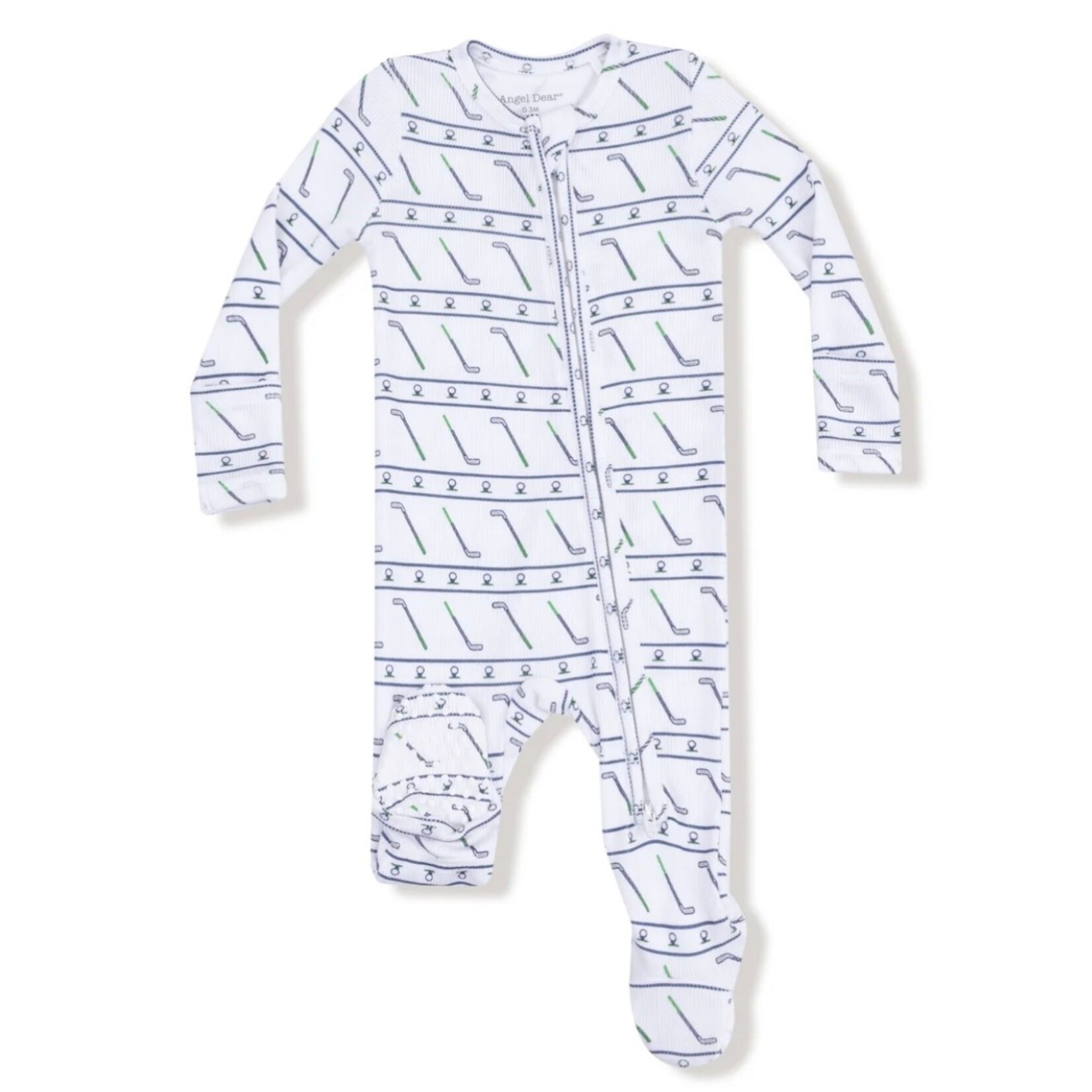 Angel Dear Angel Dear - 2 Way Golf Club Ribbed Zipper Footie