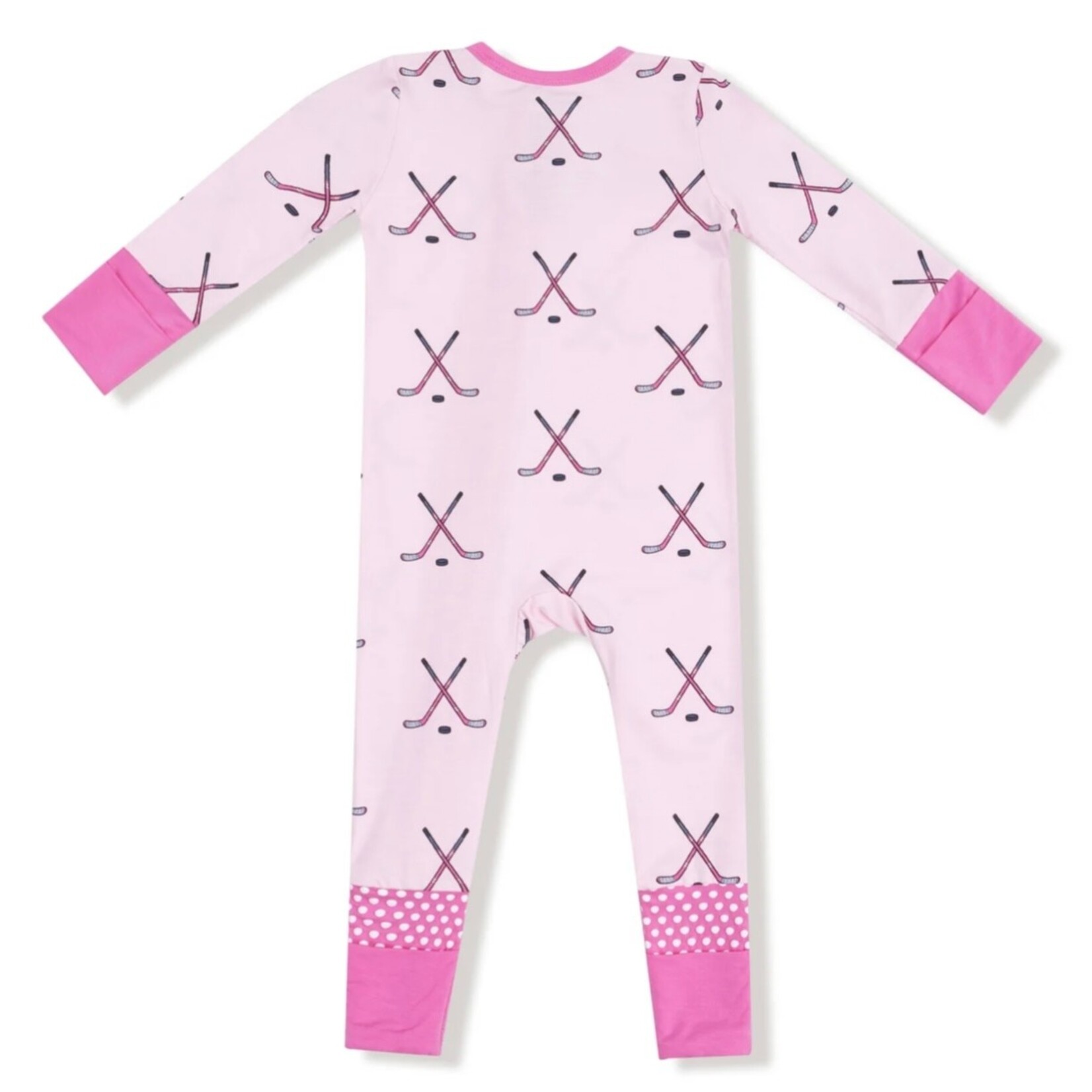 Angel Dear Angel Dear - 2 Way Hockey  Zipper Romper