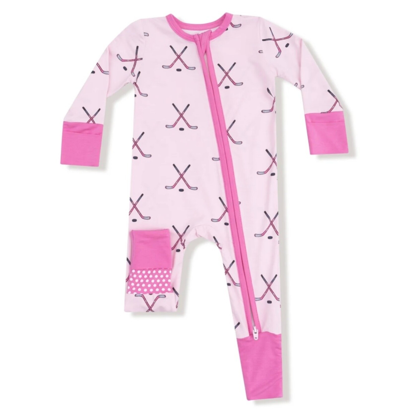 Angel Dear Angel Dear - 2 Way Hockey  Zipper Romper