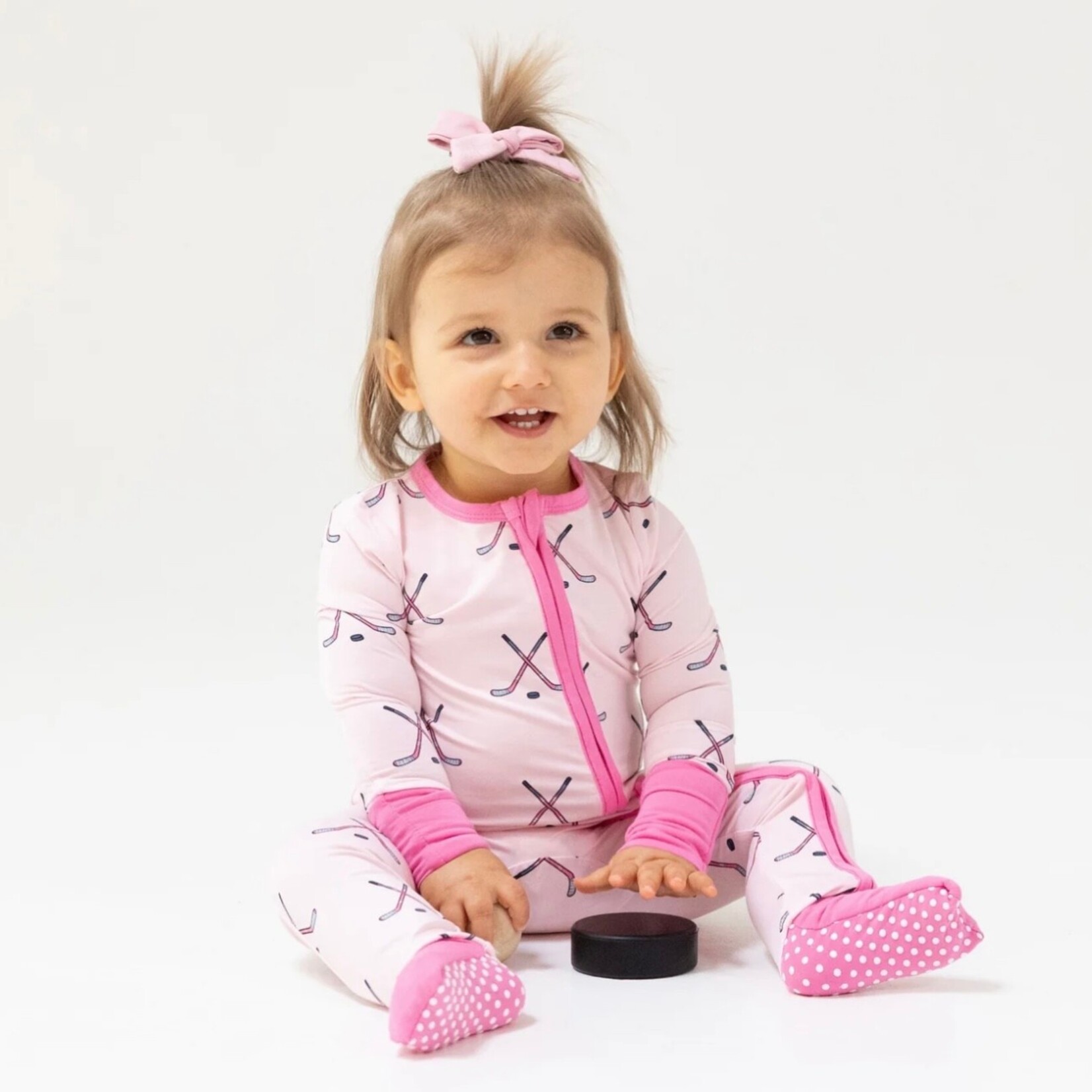 Angel Dear Angel Dear - 2 Way Hockey  Zipper Romper