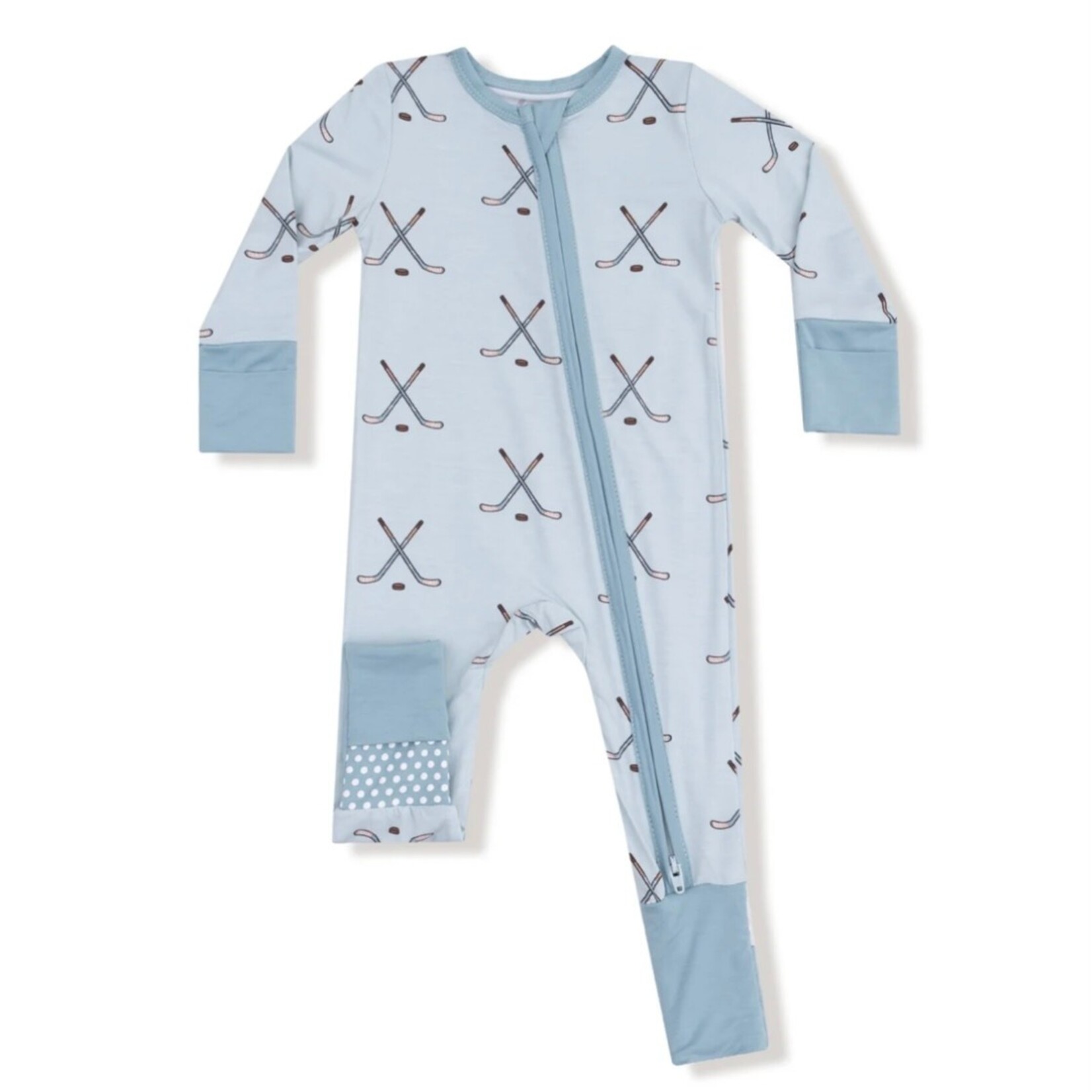 Angel Dear Angel Dear - 2 Way Hockey  Zipper Romper