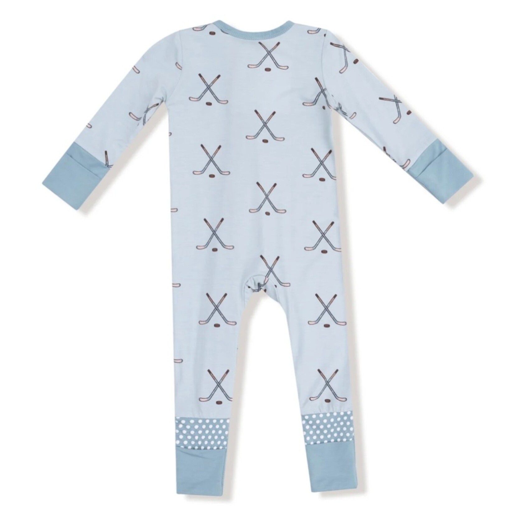 Angel Dear Angel Dear - 2 Way Hockey  Zipper Romper