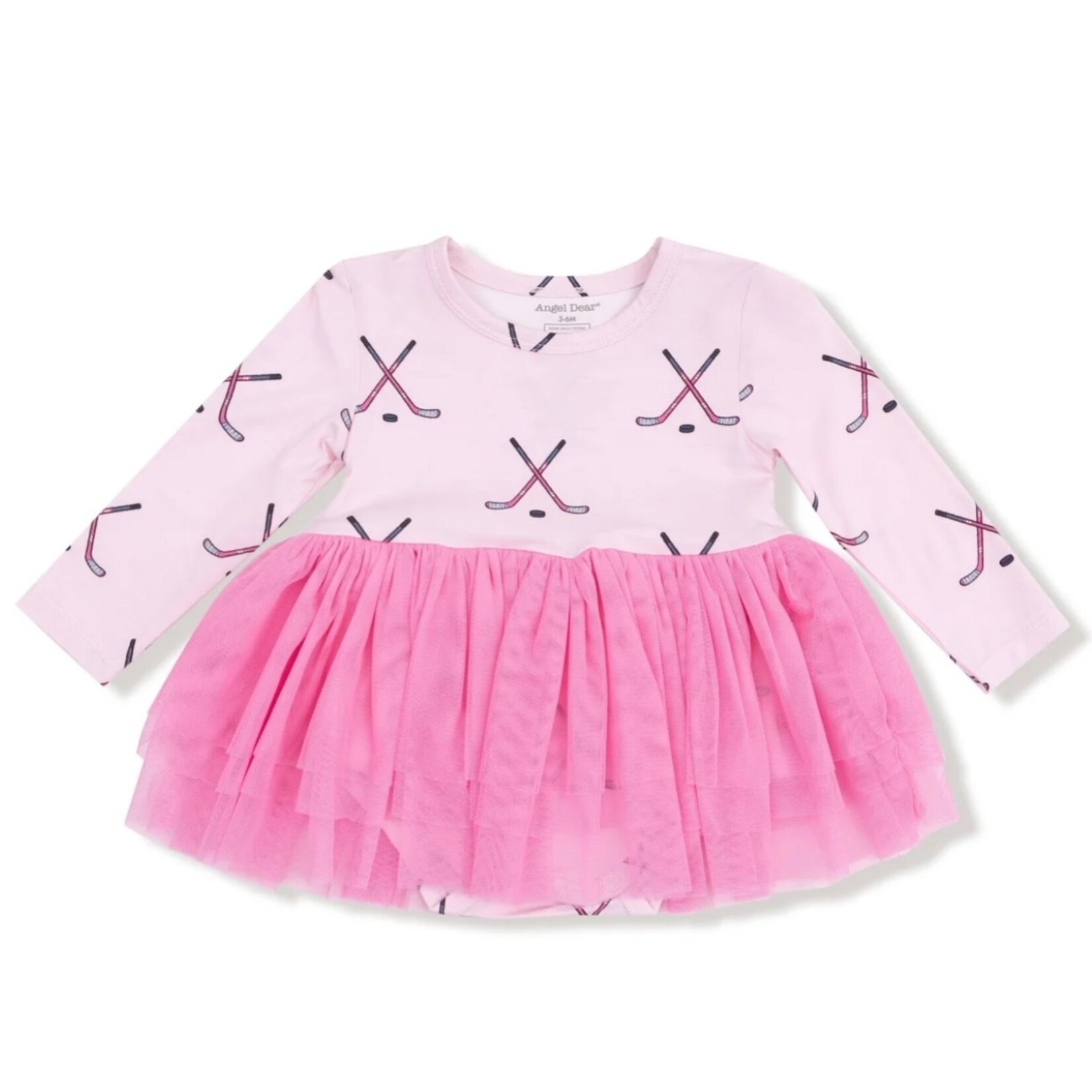 Angel Dear Angel Dear - L/S  Hockey Tutu Bodysuit