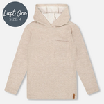 Deux Par Deux Deux Par Deux  - Brused Jersey Hooded T-shirt