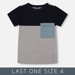 Deux Par Deux Deux Par Deux - Color Blocked Jersey Tee