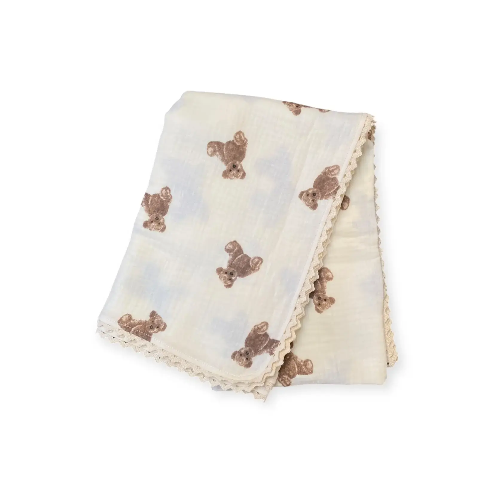 ba.be.O ba.be.O - Teddy Muslin Blanket