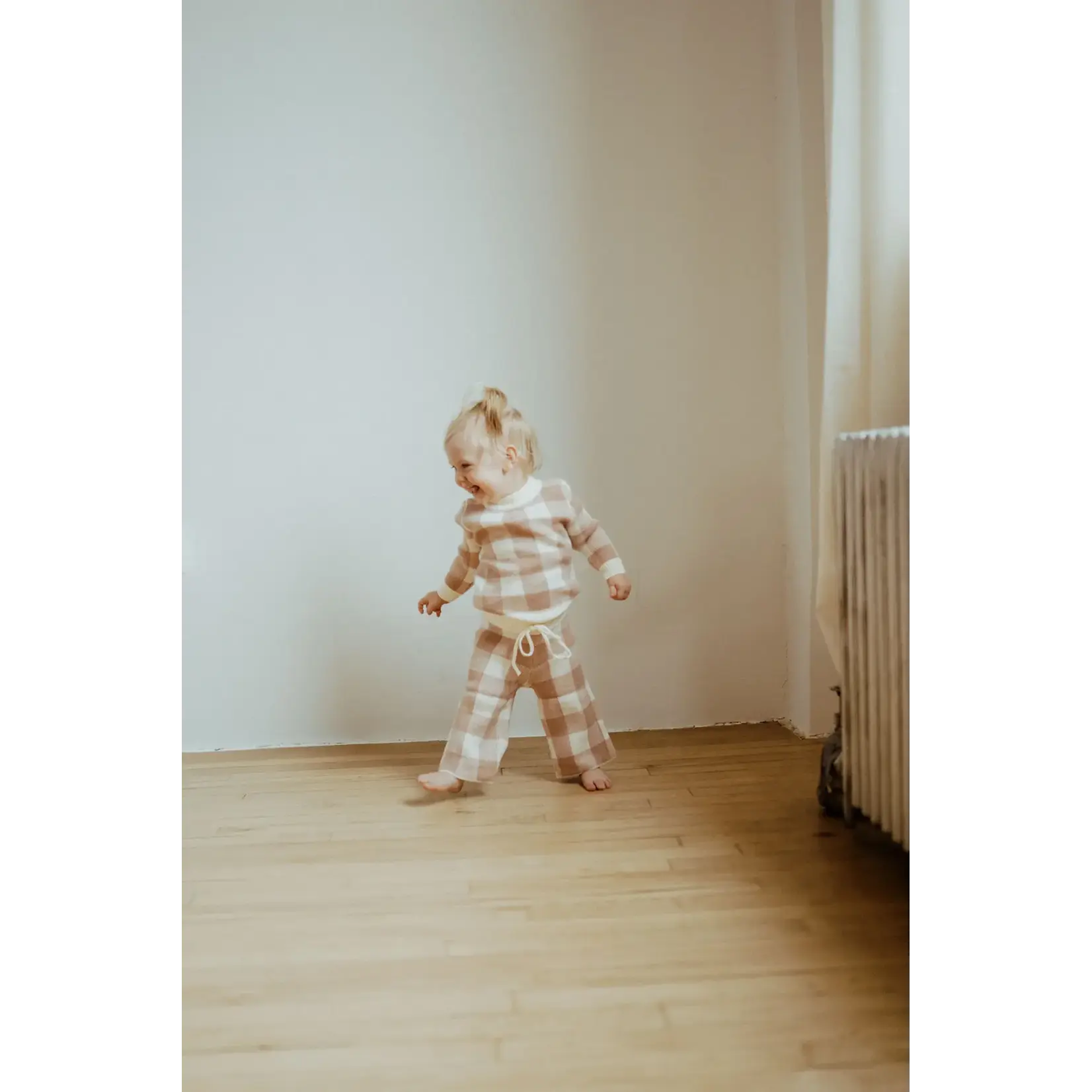 ba.be.O ba.be.O - Checkered Knit Suit