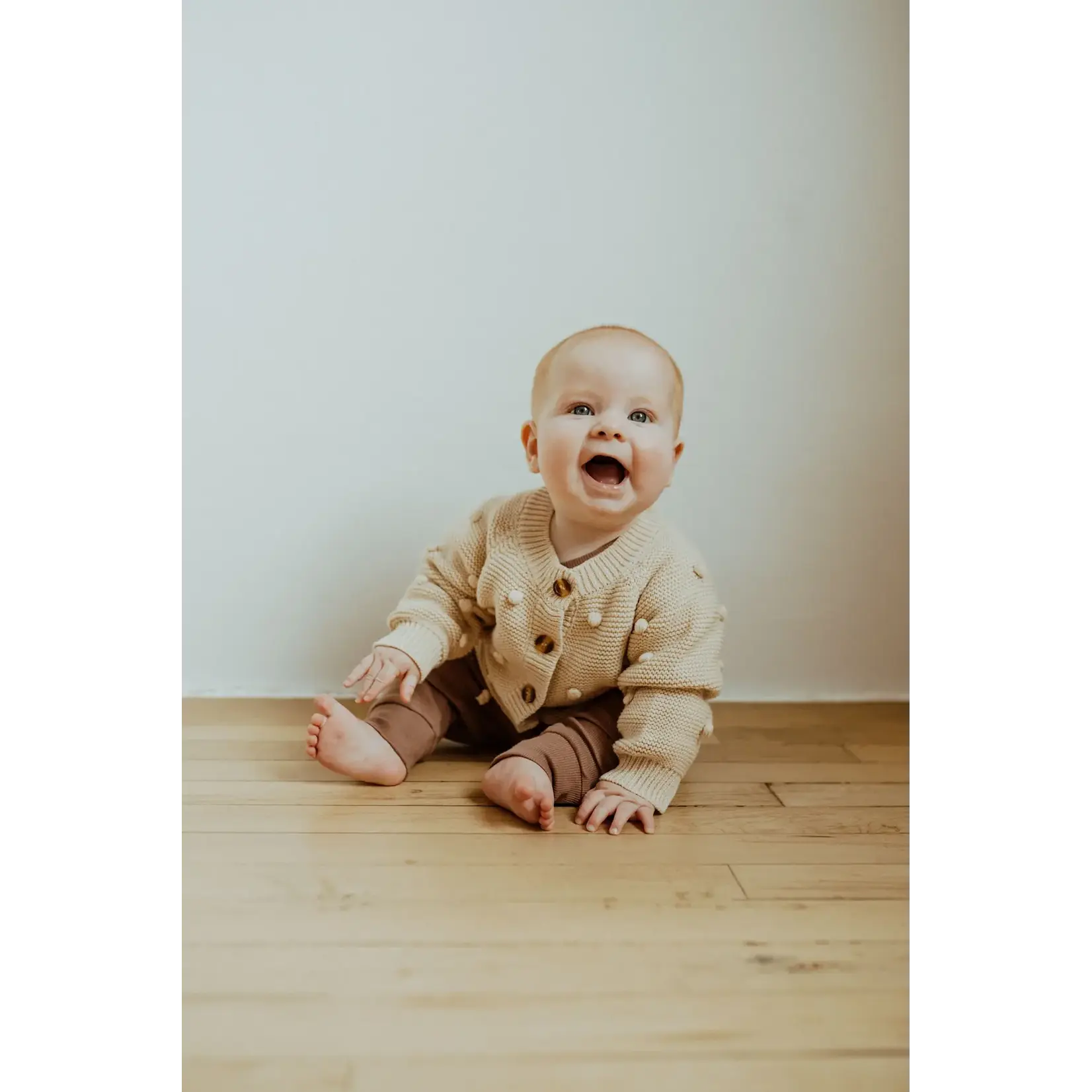 ba.be.O ba.be.O - Dot Knit Cardigan