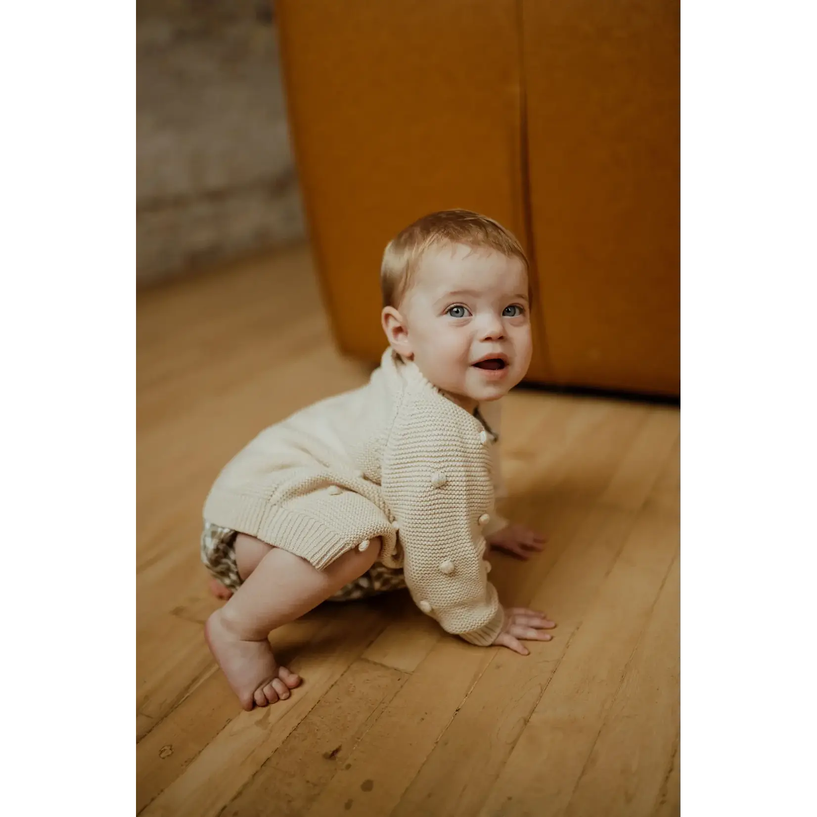 ba.be.O ba.be.O - Dot Knit Cardigan