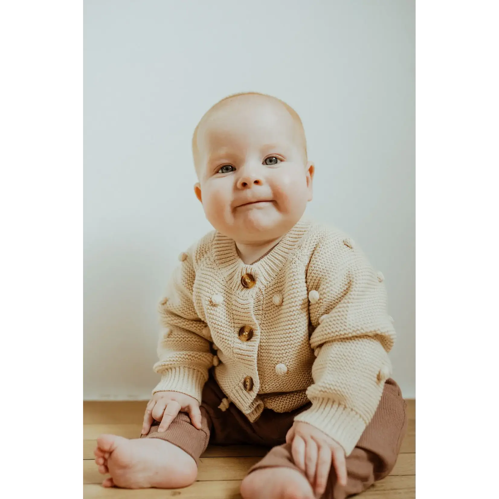 ba.be.O ba.be.O - Dot Knit Cardigan