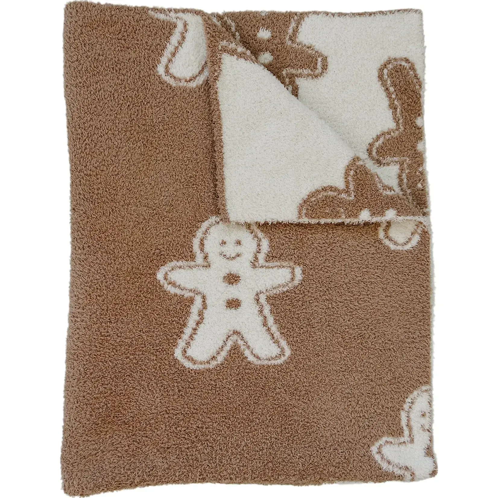 Mebie Baby Mebie Baby - Gingerbread Plush Blanket
