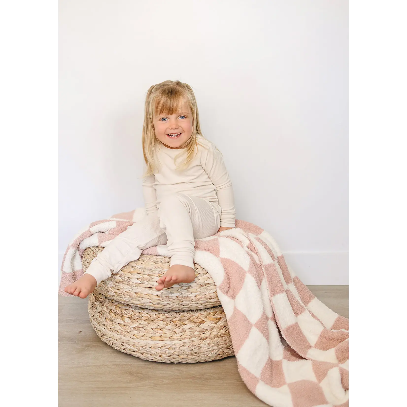 Mebie Baby Mebie Baby - Checkered Plush Blanket
