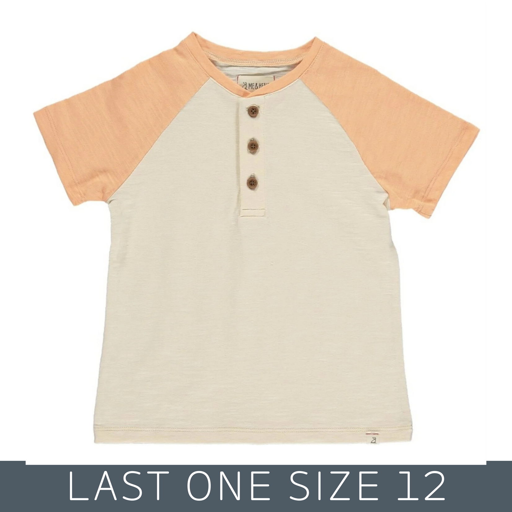 Me & Henry Me & Henry - Beacon Raglan Henley Tee