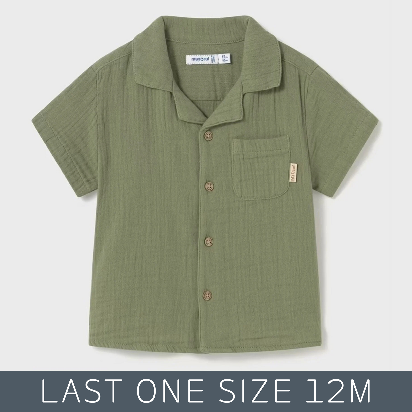 Mayoral Mayoral - Short Sleeve Button Shirt