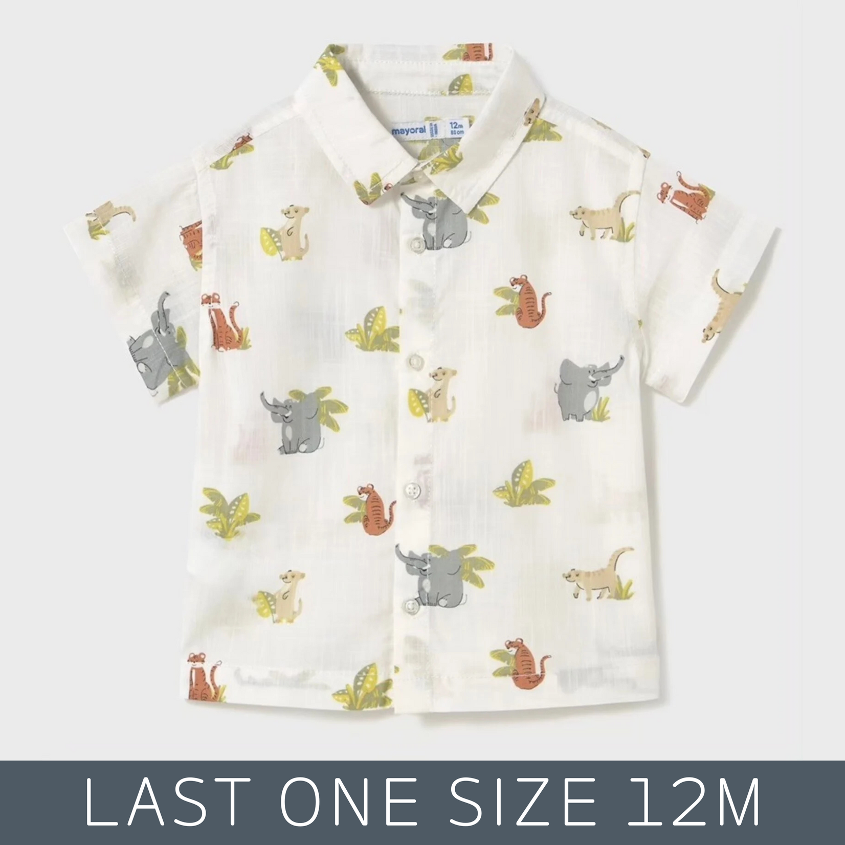 Mayoral Mayoral - S/S Animal Shirt