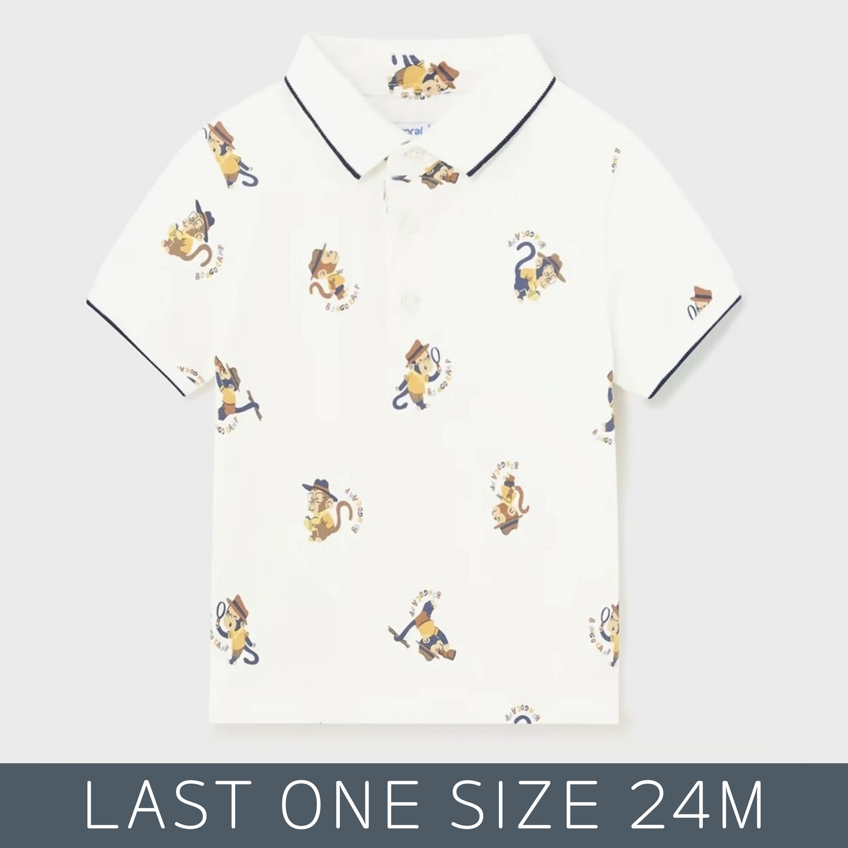 Mayoral Mayoral - Monkey Print Polo